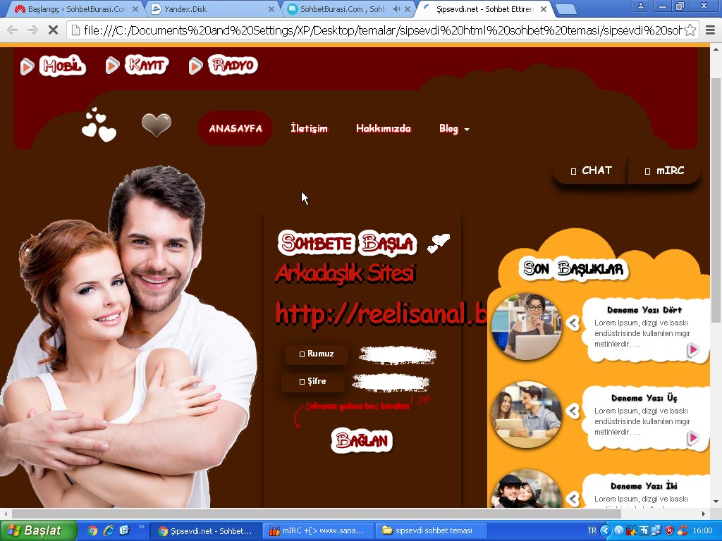 En kullanışlı sohbet teması